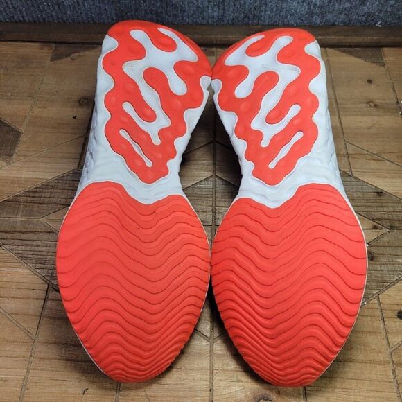 Nike React Phantom Flyknit Men's 11.5 M Athletic Run Shoes Sneakers Blue Gray - Picture 8 of 11